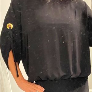 Michael Kors black blouse L